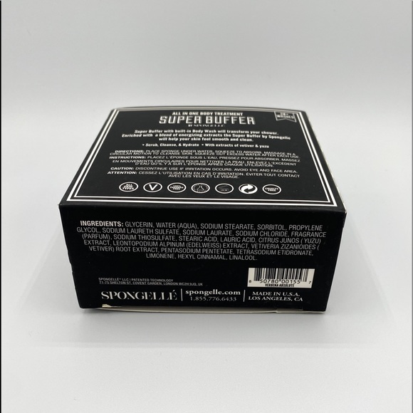 Men’s Spongelle Super Buffer, Scent Verbena Absolute BNIB - Picture 3 of 4
